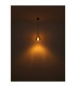 Geeky Dome Pendant Ceiling Light Matt Black Smoke Glass Shade 1x E27-4