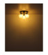 Maxy Globe Ceiling Light Gunmetal Clear Glass Shade 3x E27-4