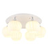 Maxy Globe Ceiling Light White Matt Opal Glass Shade 6x E27-1