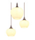 Maxy Cluster Pendant Ceiling Light Coffee Colored Opal Glass Shade 6x E27-4