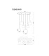Maxy Cluster Pendant Ceiling Light White Matt Opal Glass Shade 6x E27-8