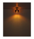 Maxy Globe Ceiling Light Matt Black Copper Glass Shade 1x E27-3