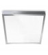 LED Small Square Ceiling Light Aluminium - 1