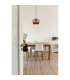 Maxy 29cm Dome Pendant Ceiling Light Matt Black Copper Glass Shade 1x E27-4