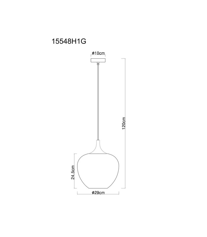 Maxy 29cm Dome Pendant Ceiling Light Matt Black Copper Glass Shade 1x E27-5