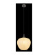 Maxy 29cm Dome Pendant Ceiling Light Gunmetal Clear Glass Shade 1x E27-4