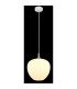Maxy 29cm Dome Pendant Ceiling Light White Matt Opal Glass Shade 1x E27-4