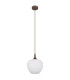 Maxy Dome Pendant Ceiling Light Coffee Colored Opal Glass Shade 1x E27-2