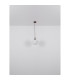 Maxy Dome Pendant Ceiling Light Coffee Colored Opal Glass Shade 1x E27-6