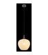 Maxy 24cm Dome Pendant Ceiling Light Gunmetal Clear Glass Shade 1x E27-4