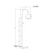 Maxy Arc Glass Floor Lamp Gunmetal Clear Glass Shade 1x E27-7