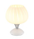 Maxy Bedside Table Lamp White Matt Opal Glass Shade 1x E27-1