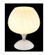 Maxy Bedside Table Lamp White Matt Opal Glass Shade 1x E27-3