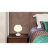 Maxy Bedside Table Lamp White Matt Opal Glass Shade 1x E27-5