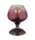 Maxy Bedside Table Lamp Gunmetal Blackberry Glass Shade 1x E27-2