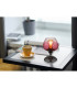 Maxy Bedside Table Lamp Gunmetal Blackberry Glass Shade 1x E27-4