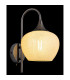Maxy Dome Wall Lamp Gunmetal Clear Glass Shade 1x E27-4