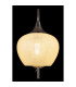 Maxy Dome Wall Lamp Gunmetal Clear Glass Shade 1x E27-5