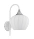 Maxy Dome Wall Lamp White Matt Opal Glass Shade 1x E27-2