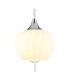 Maxy Dome Wall Lamp White Matt Opal Glass Shade 1x E27-3