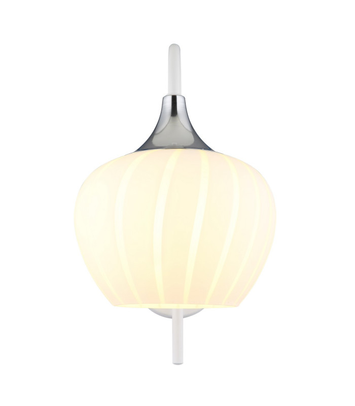 Maxy Dome Wall Lamp White Matt Opal Glass Shade 1x E27-3
