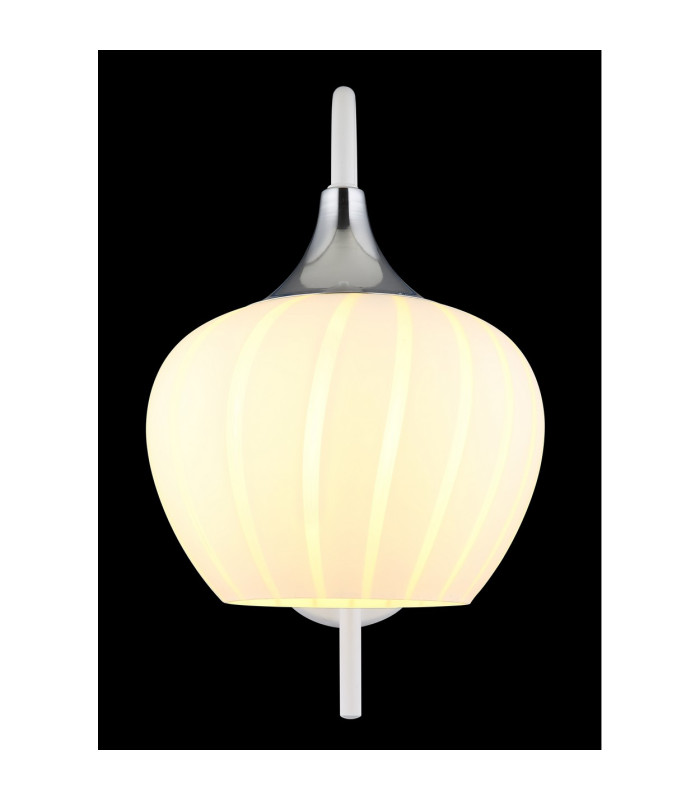 Maxy Dome Wall Lamp White Matt Opal Glass Shade 1x E27-5
