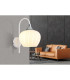 Maxy Dome Wall Lamp White Matt Opal Glass Shade 1x E27-6