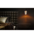 Lavus Dome Pendant Ceiling Light Matt Black Chromed Glass Shade 1x E27-7