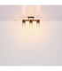 Lila Bar Pendant Ceiling Light Matt Black Smoke Glass Shade 4x E27-9