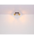 Milley Twin Ceiling Spotlight Matt Black Smoke Glass Shade 2x E27-6