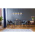Milley Bar Pendant Ceiling Light Matt Black Glass Shade 4x E27-7