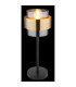 Milley Cylindrical Table Lamp Matt Black Glass Shade 1x E27-5