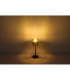 Milley Cylindrical Table Lamp Matt Black Glass Shade 1x E27-6