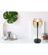 Milley Cylindrical Table Lamp Matt Black Glass Shade 1x E27-9