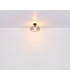 Giuseppe Globe Ceiling Light Matt Black Smoke Glass Shade 1x E27-5