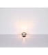 Shaun Bedside Table Lamp Matt Black Smoke Glass Shade 1x E27-5