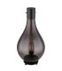 Oskus Table Lamp Matt Black Smoke Glass Shade 1x E14-2