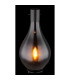 Oskus Table Lamp Matt Black Smoke Glass Shade 1x E14-3