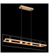 Erica Bar Pendant Ceiling Light Dark Brown 4x E27-5
