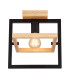 Erica Semi Flush Ceiling Light Dark Brown 1x E27-3