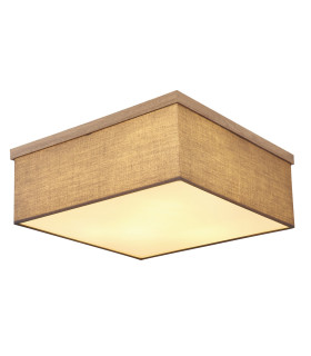 Ossi Flush Ceiling Light Matt Black 3x E27-1