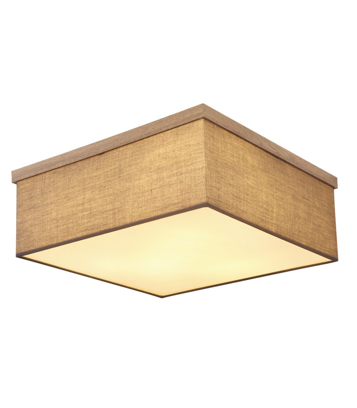 Ossi Flush Ceiling Light Matt Black 3x E27-1