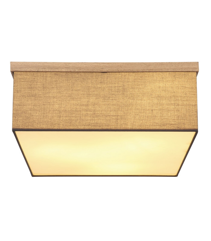 Ossi Flush Ceiling Light Matt Black 3x E27-3