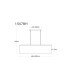 Ossi Bar Pendant Ceiling Light Matt Black 4x E27-6