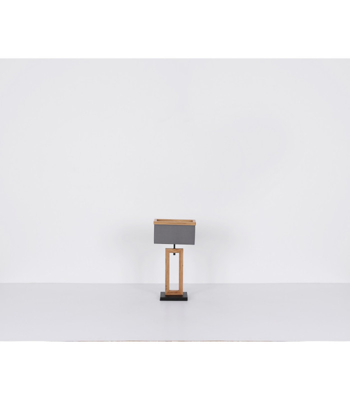 Ossi Table Lamp with Shade Matt Black 1x E27-9