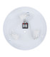 Sanna Cylindrical Ceiling Light White 3x E27-5