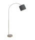 Sanna Arc Floor Lamp Nickel Matt 1x E27-1
