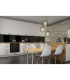 Eusebius Cluster Pendant Ceiling Light Black 3x E27-5