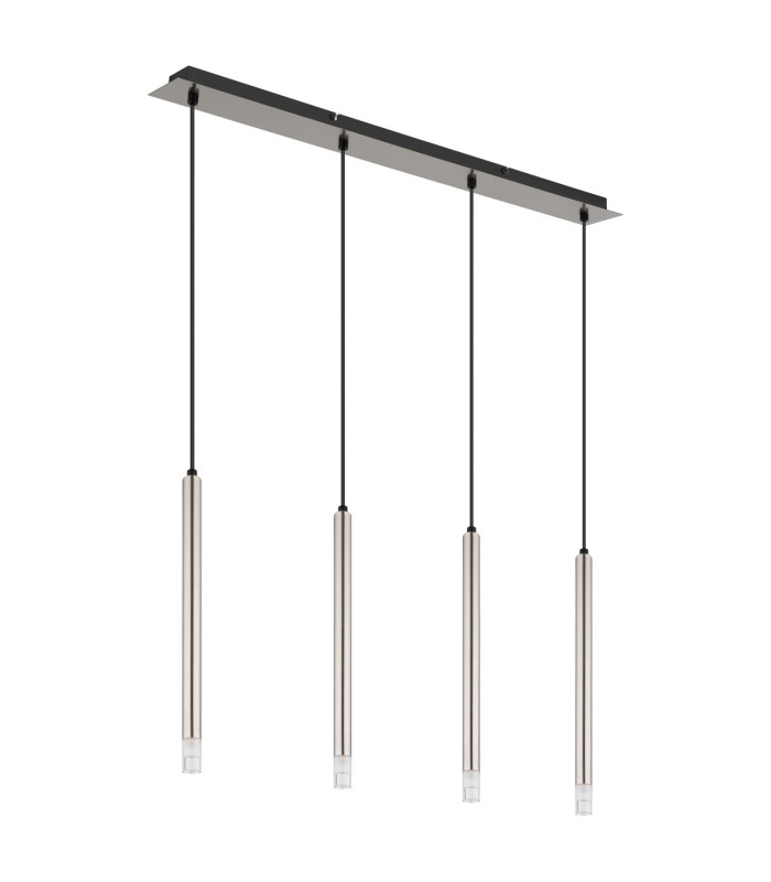 Ryan Bar Pendant Ceiling Light Nickel Matt 4x G9-2