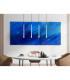 Ryan Bar Pendant Ceiling Light Nickel Matt 4x G9-6